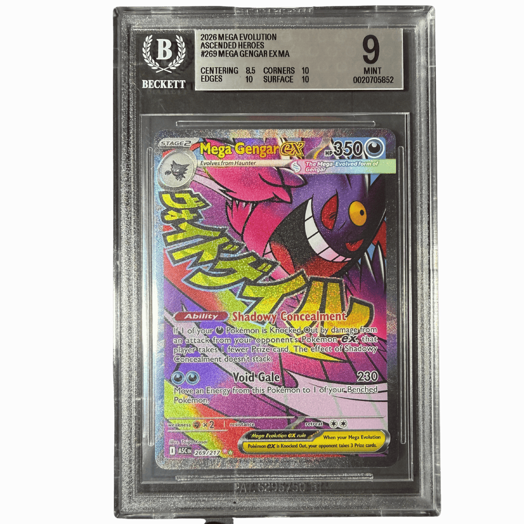 Beckett (BGS 9, Mint) Mega Gengar EX 269/217 Ascended Heroes