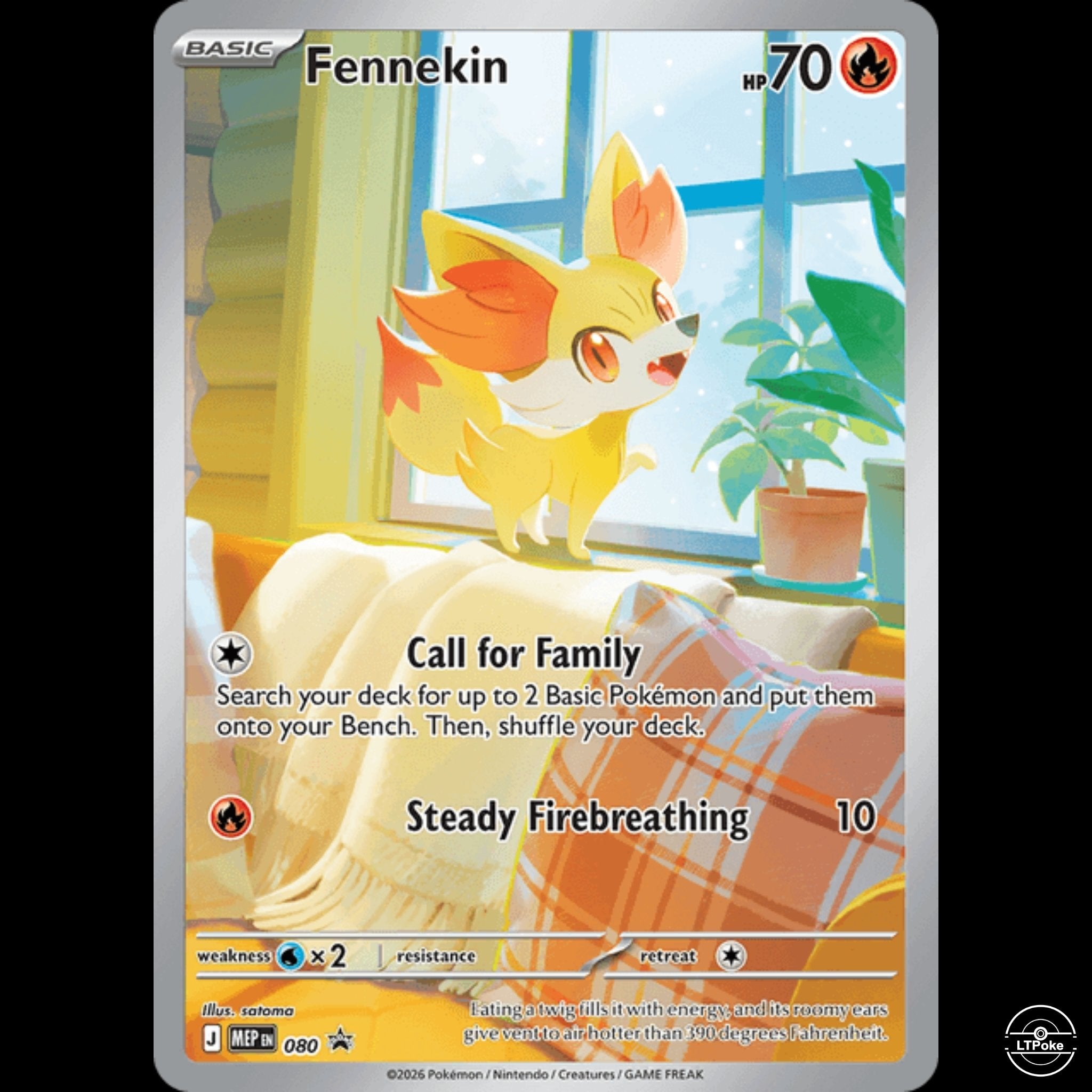 Fennekin MEP #080 Promo