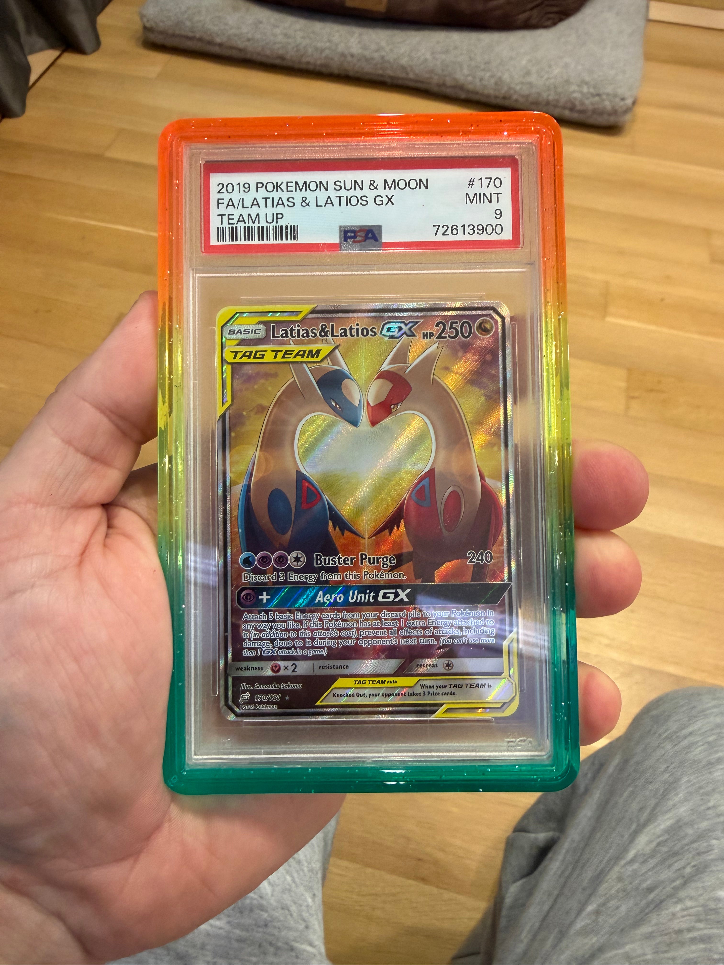 Latias Latios GX Team UP #170 PSA 9